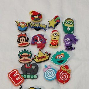 2942 Lot of 20 Various Gibbits for Decorating Croc Like Shoes